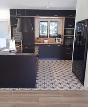 La Grange -Rénovation Maison- Cuisine - Bain -Bibliothéque image 11