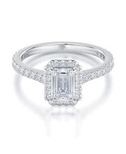 3D Darstellung Verlobungsring