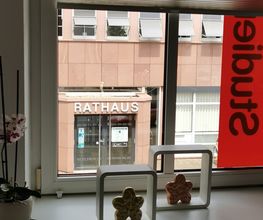 Merzig Ausblick zum Rathaus hin