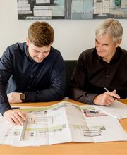 Marc und Rudolf Kraus, Geschäftsführer von Wohnbau Kraus
