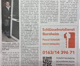 Schlüsselnotdienst Bornheim Bild 11