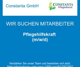 Pflegehilfskraft (m/w/d)