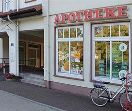 Aussenansicht der Goldbach-Apotheke