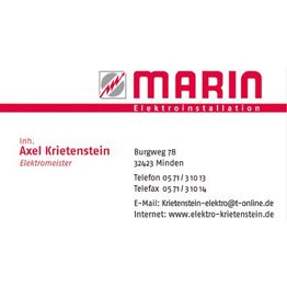 Marin Elektroinstallation - Inh. Axel Krietenstein logo