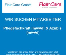 Pflegefachkraft (m/w/d) & Azubis (m/w/d)