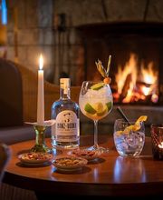 Bar, Wine, Cocktails, Fire place