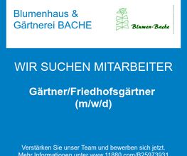Gärtner/Friedhofsgärtner (m/w/d)