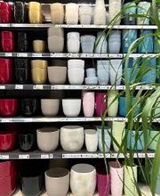 caches pots colorés