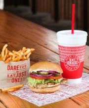 Grilled Chicken Sandwich and French Fries