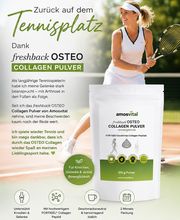 Amosvital freshback OSTEO Collagen Pulver mit FORTIGEL der Markenrohstoff für deine Beweglichkeit