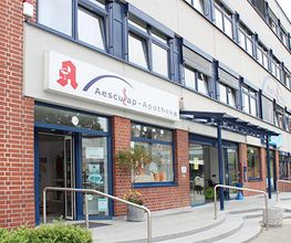 Aussenansicht der Aesculap-Apotheke