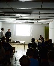 Seminar im Saal