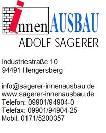 Innenausbau Adolf Sagerer