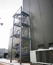 Neubau Treppenturm - Erstellung der GP-Statik und Unterstützung bei der Ausführungsplanung