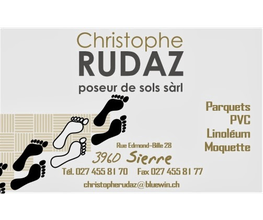 Christophe Rudaz Sàrl, Sierre, Crans-Montana, Val d'Anniviers, Valais, Lens, Mollens, Sion, Parquet, Admonter, Trapa, revêtement de sols, Moquette, Vinyle, Pvc, Caoutchouc, Store Plissé, Sol, Rénovation