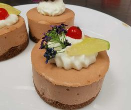 Haselnuss Cheesecake Bites