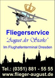 Fliegerservice u. Fliegerschule August der Starke Ralf Kruse & Thomas Seidel GbR logo