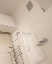 Bad in Q3, Vlies und mineralischer Anstrich