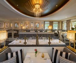 Sterne Restaurant Orangerie: luxuriöse Einrichtung und gemütliches Ambiente