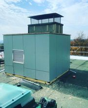 Liftaufbau und Fassadenverkleidung, Grenchen