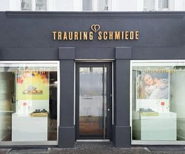 Trauringschmiede Saarbrücken Außenansicht und Schaufenster