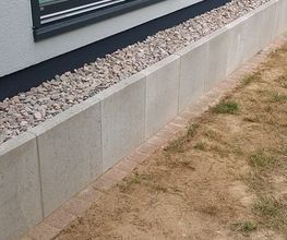 Kiesstreifen Sonderlösung