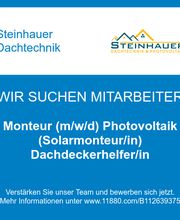Monteur (m/w/d) Photovoltaik (Solarmonteur/in) Dachdeckerhelfer/in