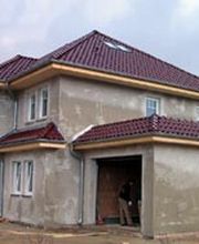 Neubau, Eindeckung mit Z5 Variwell Hohlfalzziegel glasiert