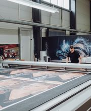 Wir drucken in großen und sehr großen Druckformaten.