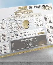 EM Wandplaner 2024 mit Logo - Abstract Edition