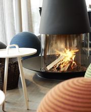 Kamin - Feuerstelle im Restaurant mein inselglück