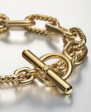 Madison Collection - Strength and sophistication. Smooth and Cabled finishes. Linked together with bold toggle closure.