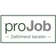 Das Logo der proJob Personalberatung aus Köln zeigt den Firmennamen „proJob“ in einer modernen, zweifarbigen Gestaltung: „pro“ in Dunkelgrün und „Job“ in Grau. Darunter steht der Claim „Zielführend beraten“, der die Beratungsphilosophie des Unternehmens unterstreicht. Das Logo ist von einem dünnen dunkelgrünen Rahmen eingefasst.