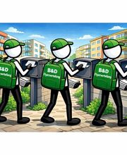 B&D Flyerverteilung Bild 1