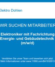 Elektroniker mit Fachrichtung Energie- und Gebäudetechnik (m/w/d)