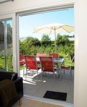 Terrasse der Ferienwohnung "Elstar"