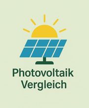 Symbolgrafik für Photovoltaik-Vergleich mit Solarpanel.