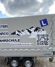 Auto-Anhänger Fahrstunden & Anhängerprüfung Kat. BE – KMFahrschule Turbenthal