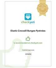 Saut elastique pont Napoléon -luz saint sauveur -Elastic Crocodil Bungee pyrenees image 2