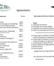 Speisekarte