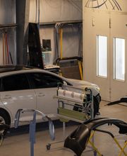 Exterior of Spray Paint Booth