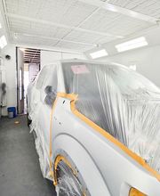 Exterior of Spray Paint Booth