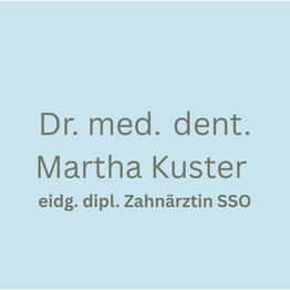Dr. med. dent. Kuster Martha