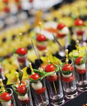 Vorspeisen in Glässchen