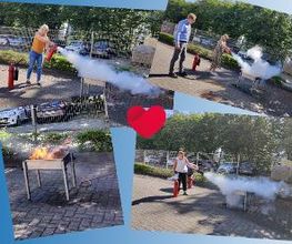 Brandschutzübung am Standort