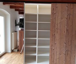 Menuiserie Luquiens - dressing sur-mesure mur - Coppet