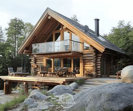 Blockhaus Projekt Bild 1