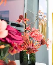 Blumen in der Zahnarztpraxis Wengel-Buns