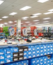 Wide Shot of Interior of Store