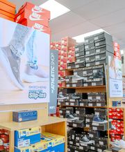 Athletic Shoes Section of Store